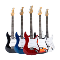 Guitare électrique Starway de haute qualité, 39 pouces, prix de gros, 6 cordes, instrument de musique pour débutant