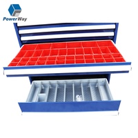 Powerway – armoires en acier Durable, rangement de garage, atelier, Garage, boîte à outils, chariot, tiroirs, boîtes, armoire à outils