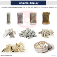 Machine d'emballage automatique de sachets de snus/nicotine/snuff suédois de A à Z dans des boîtes en plastique