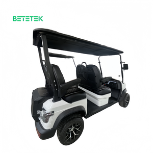 Voiturette de golf électrique à châssis en acier personnalisable, 4 places, certifiée CE GCC EEC pour terrains de golf et routes non publiques - Product Image 4