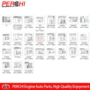 طقم كامل من أغطية غطاء رأس الاسطوانة قطع غيار السيارات لمحرك TOYOTA 1AZ 1NZ 2AZ 1KD 2KD 1MZ 4AFE 5AFE 7AFE 2E 3E 4E 1HZ 1GR 2GR 3GR - Product Image 5