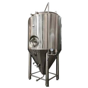 Fermenteur industriel de cuve de fermentation de <span class=keywords><strong>brasserie</strong></span> de bière artisanale de fermenteur conique 3000L avec trou d'homme latéral - Product Image 1