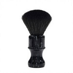 Brocha de afeitar de espuma JDK 1PC EU con mango de madera y nudo de visón súper suave - Product Image 4