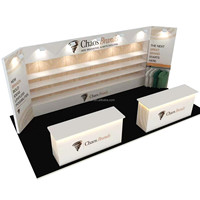 Stand d'exposition modulaire portable personnalisable 10x20 pieds en aluminium pour transfert thermique, panneau de sublimation, vente en gros usine