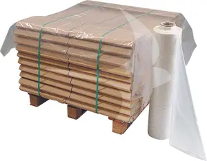 Joypack Plastic Pallet Top Cover Factory Transport Packages Clear Polythene Waterproof PE Stretch Film Transparent Blow Molding
