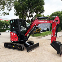 Harga kompetitif digunakan Yanmar VIO35 ekskavator Mini Vio35-6 Vio35-6b Vio35-6A 3,5 Ton 3 Ton penggali tangan kedua ekor nol