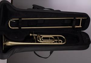 <span class=keywords><strong>Trombone</strong></span> à pistons coloré avec accès en Fa, <span class=keywords><strong>trombone</strong></span> en laiton durable pour les performances sur scène - Product Image 6