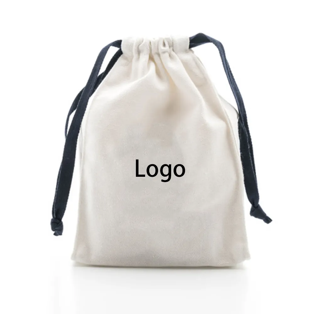 Oem Canvas Soft Cloth Draw String Bags