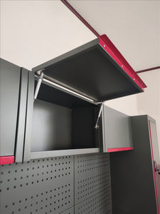 <span class=keywords><strong>ตู้</strong></span>เก็บเครื่องมือช่างแบบผสมผสานสำหรับงานหนัก ทำจากโลหะ พร้อมโต๊ะทำงานเหล็ก สำหรับเก็บของในโรงรถ ปรับแต่งได้ตามต้องการ ผลิตตามแบบ OEM สำหรับจัดเก็บของใช้ในบ้าน - Product Image 2