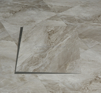 Plancher de 30x30cm LVT auto-adhésif carré en caoutchouc, dalle de marbre design, revêtement de sol en vinyle, vente en gros