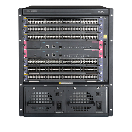 High Performance H3C S7006X Frame Switches with SNMP and QoS for Large Campus Networks Core Managed Switch