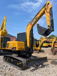Excavatrice Sany SY60C d'occasion 6 tonnes, directement d'usine, avec climatisation/chauffage, inspection disponible, hydraulique parfait, certifiée CE, marteau hydraulique - Product Image 2