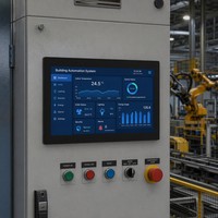 Pantalla Táctil Industrial Capacitiva de 13.3 Pulgadas, Panel HMI de 10 Puntos, USB I2C EETI ILITEK 1920x1080 EDP, Módulo de Pantalla LCD con Unión por Aire