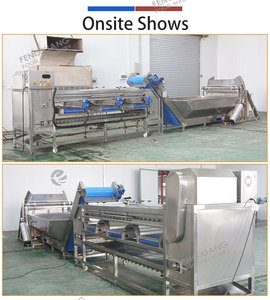 Máquina de lavado y clasificación de hortalizas de raíz (zanahorias, rábanos) con línea de procesamiento personalizada de 1000-5000 kg para fábricas de frutas, zanahorias y remolachas - Product Image 3