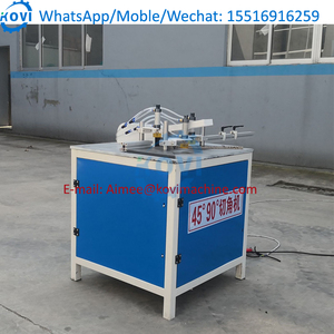 Coupeur d'angle réglable hydraulique à grande vitesse entaillant la découpeuse d'angle en métal de l'aluminium 45 degrés 90 degrés - Product Image 2