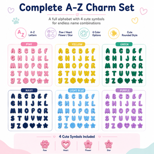 ปลอกคอสัตว์เลี้ยงยี่ห้อ PUPE แบบขายส่ง พร้อมป้ายชื่อสั่งทำได้ ตัวอักษรภาษาอังกฤษ DIY จี้ตกแต่งปลอกคอ เชือกจูงตกแต่ง ซิลิโคนสำหรับสุนัข - Product Image 4