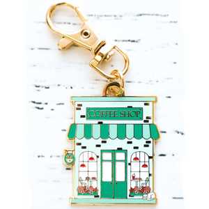 Chaveiro personalizado de fábrica na China, chaveiro com desenho livre, chaveiro esmaltado para café, chaveiro de construção - Product Image 2