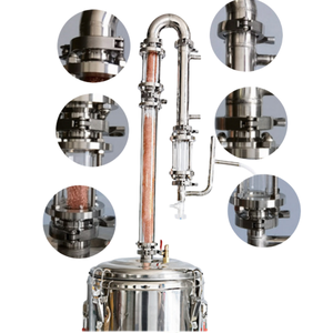 Machine de distillation d'huiles essentielles avec chauffage et condensation haute performance pour l'extraction d'huiles végétales - Product Image 5
