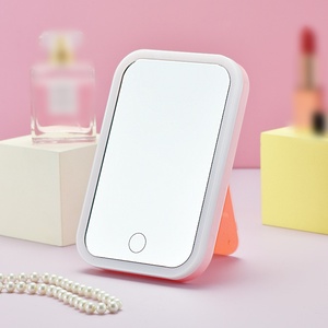 Wholesale Portable Desktop Dressing Table with Light ,Three Color Dimming <b>LED</b> <b>Makeup</b> <b>Mirror</b> - Compact and Practical Small - Product Image 4