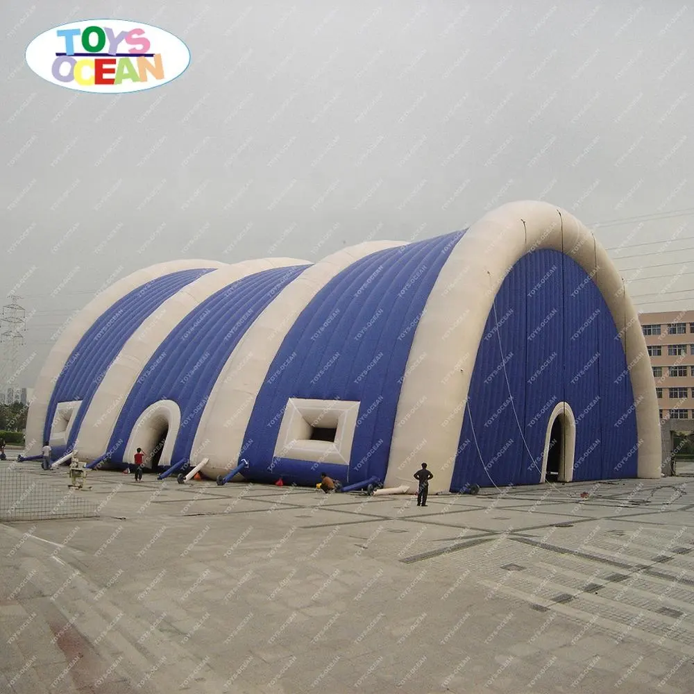 空気支持構造インフレータブルキャノピーテニスサッカープレードームテント