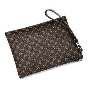 Borsa a Tracolla Vintage in PU per Uomo con Chiusura a Cerniera, Impermeabile, Pochette Lunga per Uso Quotidiano, Fodera in Poliestere - Product Image 5