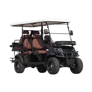 Off Road Street Legal 48V 72V batteria al litio kart Car Buggy 4 6 posti carrito de Electric Golf Cart