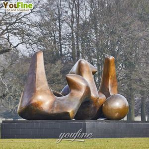 Statue de <span class=keywords><strong>Sculpture</strong></span> en Bronze et cuivre du célèbre parc en plein air de <span class=keywords><strong>Henry</strong></span> potter, deux pièces inclinables - Product Image 4