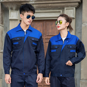 Pure Polyester Working Uniforms Men For Heavy Duty Work With Different Colors