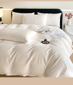 Set di Biancheria da Letto Moderno Stampato 100% Cotone Puro, Set Copripiumino 4 Pezzi Misura Queen, Qualità Alberghiera, Traspirante, Resistente alle Pieghe, 200TC - Product Image 6