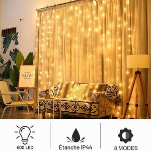 IP65 Waterproof 10m 100LEDs High CRI 95 LED Rope <b>Icicle</b> String <b>Light</b> for <b>Outdoor</b> <b>Christmas</b> New Year Decoration - Product Image 4