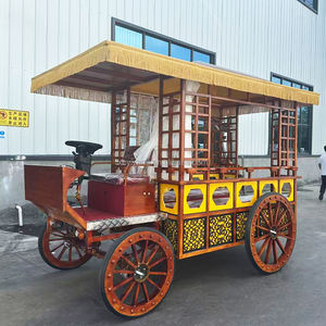 Chariot de luxe électrique et à chevaux de style royal victorien pour le tourisme, les parcs équestres et les attractions - Product Image 6