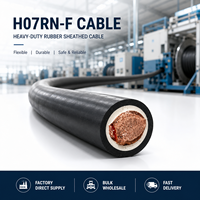 Câble d'alimentation industriel HUAQI pour la construction, 1 conducteur, 240 mm, cuivre toronné, isolation caoutchouc, 0,6 kV, pour équipement mobile