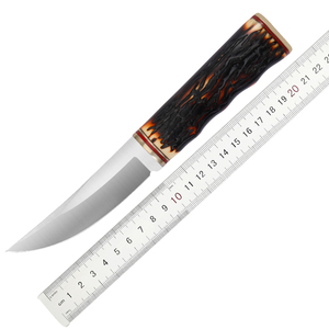 Coltello <span class=keywords><strong>Bowie</strong></span> da Combattimento e Sopravvivenza con Lama Fissa in Acciaio Inox e Manico in Legno, 218MM, per Uso Esterno OEM - Product Image 6