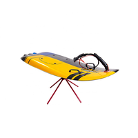 Jet ski à essence 110cc, vitesse 50 km/h, longue durée de vie, fibre de carbone, démarrage électrique, 1 personne, planche de surf