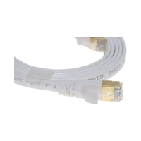 OEM 3M 10ft U/UTP Cat.6 kabel Patch Ethernet jaket PVC jaringan kabel komputer datar kabel Jumper Lan RJ45