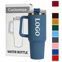 Mug Kopi Stainless Steel Ramah Lingkungan dengan Cetakan Kustom, Botol Vakum Terisolasi dengan Pegangan