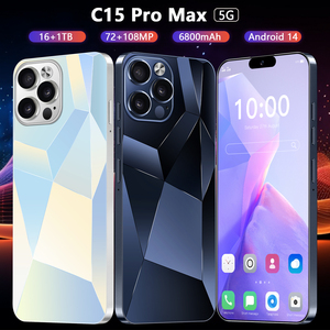 Nhà Máy Trực Tiếp C15 Pro Max 6.8 "16GB + 1Tb Deca Core Android 14 72MP + 108MP 6800MAh 5G Dual Sim Hot Bán Cho Sinh Viên - Product Image 4