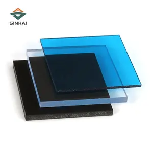 Yüksek kalite fabrika kaynağı UV kaplama 1mm 10mm plastik Policarbonato şeffaf PC polikarbonat levha filmi