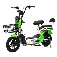 Venta de fábrica Modo clásico E-bike 48V 350W Bicicleta eléctrica Scooter Motor sin escobillas ODM/OEM Bicicleta eléctrica con dos asientos