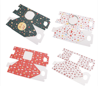 Boîtes d'emballage en papier transparentes robustes de qualité supérieure pour festivals, Noël, anniversaires, mariages, cadeaux, présentation de bibelots