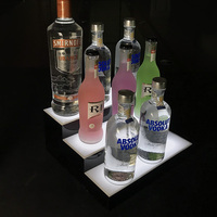 Offre Spéciale Boîte de Nuit de Barre LED DE Glorifier De BOUTEILLE Acrylique A Mené LA Base LÉGÈRE Whisky Bière Boisson Bouteille Présentoir