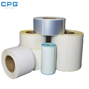 Étiquettes thermiques directes personnalisées sans BPA, adhésif puissant, 40x30mm, étiquettes d'expédition, emballage de produits, étiquettes de codes-barres, rouleaux - Product Image 1