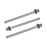 Rivet aveugle à tête fraisée double, fileté, à extrémité ouverte, en aluminium galvanisé coloré, étanche, 3,2 mm