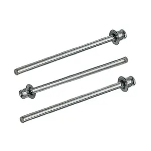 <span class=keywords><strong>Rivet</strong></span> aveugle à tête <span class=keywords><strong>fraisée</strong></span> double, fileté, à extrémité ouverte, en aluminium galvanisé coloré, étanche, 3,2 mm - Product Image 1
