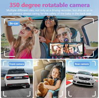 Autoradio portable 10,26 pouces 4K HD IPS avec CarPlay et Android Auto sans fil, prise en charge des cartes USB/SD pour voitures universelles