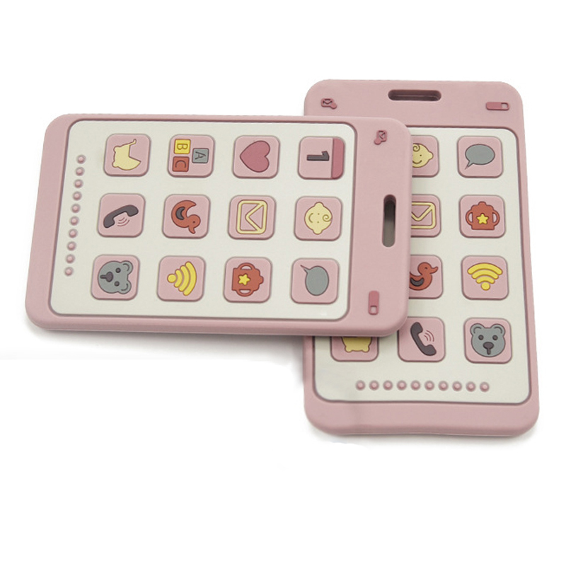 Детский силиконовый Прорезыватель для зубов подарок для душа имитация прорезывателя для мобильного телефона обучающая игрушка