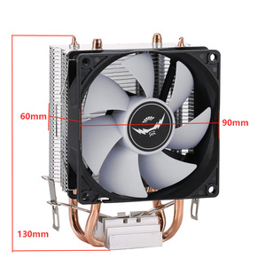 Qiuzefficient verimli soğutma <span class=keywords><strong>CPU</strong></span> soğutucu X79 X99 X299 anakart 2099 2011 E5 2 ısı boruları 90mm <span class=keywords><strong>Fan</strong></span> 3Pin 4 Pin PWM <span class=keywords><strong>Intel</strong></span> PC bakır - Product Image 6