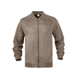 Chaqueta de Gamuza para Hombre de Alta Calidad con Cierre, Logotipo Personalizado, Resistente al Frío y al Viento - Product Image 5