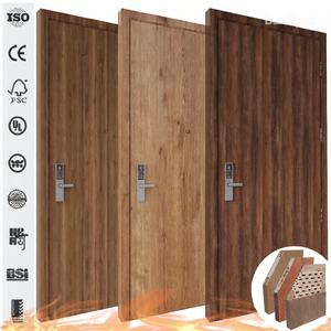 <span class=keywords><strong>Puerta</strong></span> Interior Ignífuga para Hoteles y Villas de Lujo, 60/90/120 Min, PVC Moderno, Abatible, con Aislamiento Acústico y Protección Contra Incendios - Product Image 3