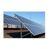 Systèmes de montage solaire au sol personnalisés, supports de fixation en aluminium pour panneaux solaires, systèmes de fixation par vis au sol pour panneaux solaires